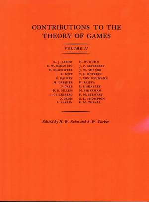 Contributions to the Theory of Games (AM–28), Volume II de Harold William Kuhn