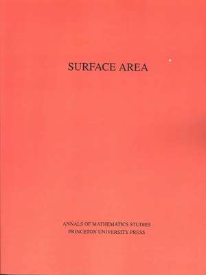 Surface Area. (AM–35), Volume 35 de Lamberto Cesari