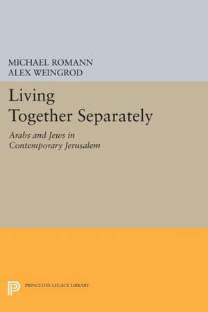 Living Together Separately – Arabs and Jews in Contemporary Jerusalem de Michael Romann