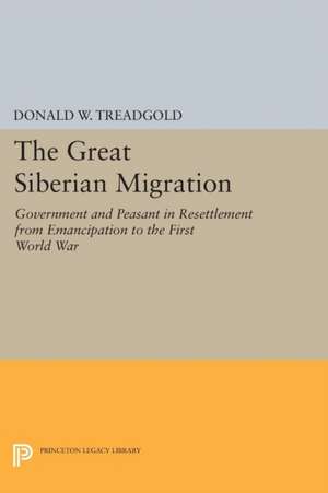 Great Siberian Migration de Donald Treadgold