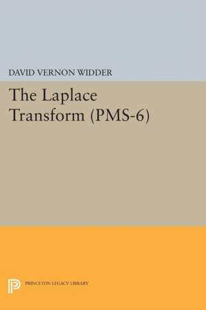 Laplace Transform (PMS–6) de David Vernon Widder