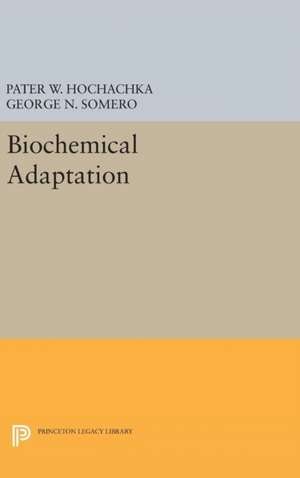 Biochemical Adaptation de Pater W. Hochachka