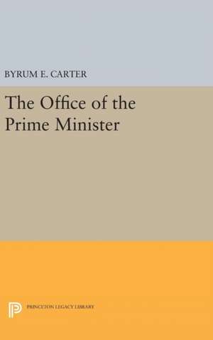 Office of the Prime Minister de Byrum E. Carter