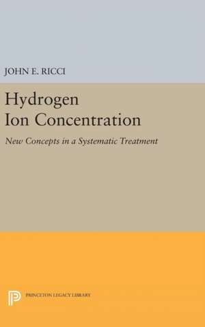 Hydrogen Ion Concentration de John Ettore Ricci