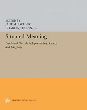 Situated Meaning de Jane M. Bachnik
