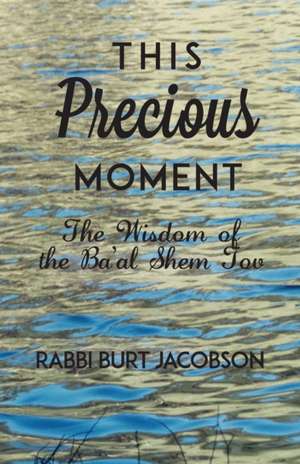 This Precious Moment de Rabbi Burt Jacobson