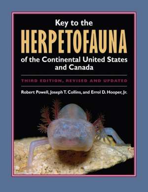 KEY TO THE HERPETOFAUNA OF THE de Joseph T. Collins