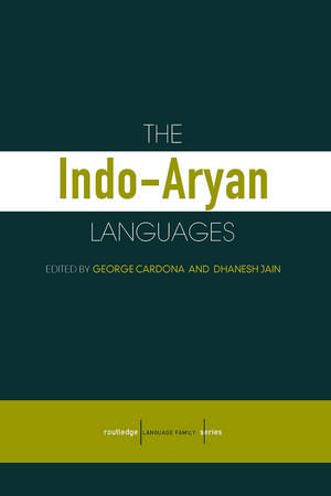 The Indo-Aryan Languages de George Cardona