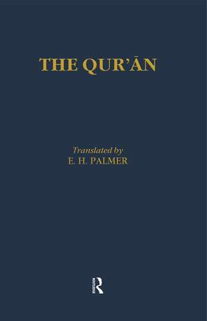 The Qur'an de E H Palmer