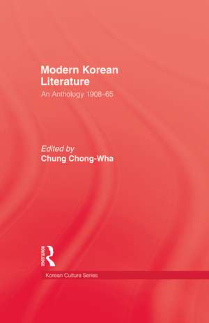 Modern Korean Literature de Chung