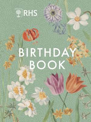 RHS Birthday Book de Royal Horticultural Society