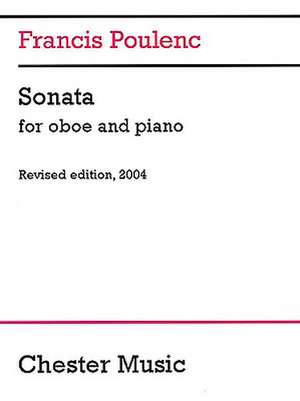 Sonata for Oboe and Piano [With Oboe Part Booklet] de Francis Poulenc