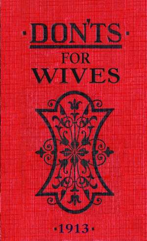 Don'ts for Wives de Blanche Ebbutt