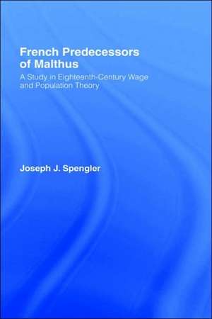 French Predecessors of Malthus de Joseph J. Spengler