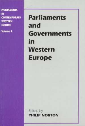 Parliaments in Contemporary Western Europe de Philip Norton