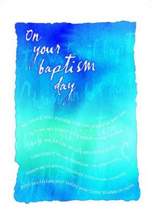 Adult Baptism Cards de Church House Publishing