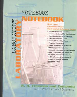 Laboratory Notebook de W H Freeman & Company