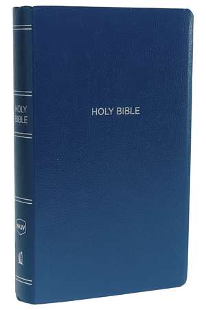 NKJV, Gift and Award Bible, Leather-Look, Blue, Red Letter, Comfort Print: Holy Bible, New King James Version de Thomas Nelson