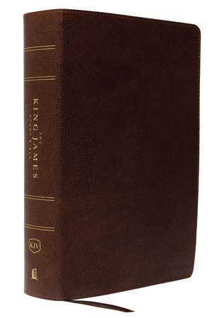 KJV, The King James Study Bible, Bonded Leather, Brown, Red Letter, Full-Color Edition: Holy Bible, King James Version de Thomas Nelson