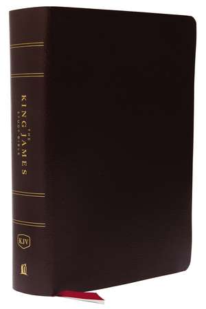 KJV, The King James Study Bible, Bonded Leather, Burgundy, Thumb Indexed, Red Letter, Full-Color Edition: Holy Bible, King James Version de Thomas Nelson