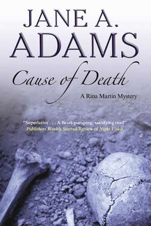 Cause of Death de Jane A. Adams