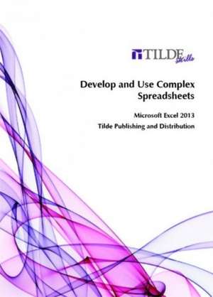 Develop and Use Complex Spreadsheets: Microsoft Excel 2013 de Tilde Skills