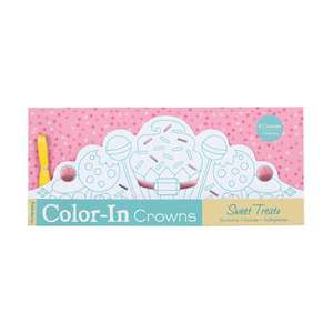 Sweet Treats Color-In Crowns [With Ribbon]