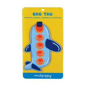 Airplane Bag Tag de Mudpuppy