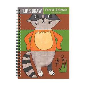 Forest Animals Flip and Draw de Mudpuppy