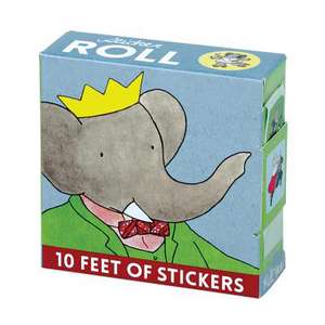 Babar Sticker Roll de Mudpuppy Press