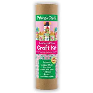 Princess Castle Cardboard Tube Craft Kit de Mudpuppy