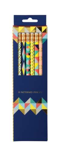 Geometric Pastel Pencil Set de Galison Publishing