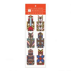 Frank Lloyd Wright Designs Magnetic Bookmarks de Galison