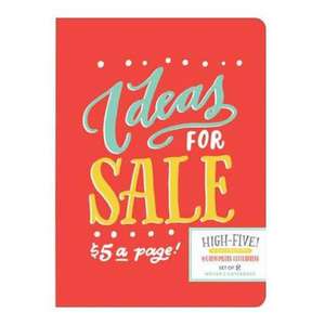 Ladyfingers Letterpress High Five Writer's Notebook Set de Galison