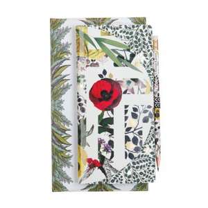 Quatre Saisons Notebook In Pouch With Pen de Christian LaCroix