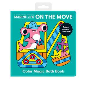 Marine Life On the Move Color Magic Bath Book de Mudpuppy