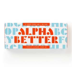 Alpha Better Stamp Set de Galison