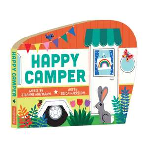 Happy Camper Shaped Board Book de Jilanne Hoffmann