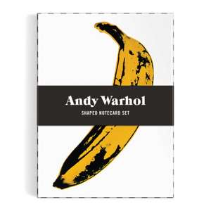 Andy Warhol Shaped Notecard Set de Galison