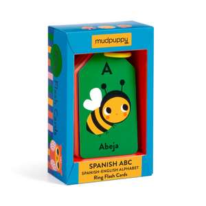 Spanish-English ABC Ring Flash Cards de Mudpuppy