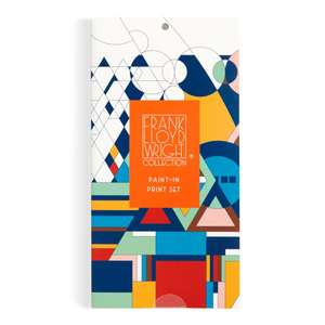 Frank Lloyd Wright Paint-In Print Set de Galison