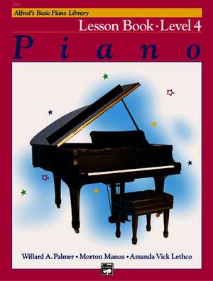 Alfred's Basic Piano Library Lesson 4 de Amanda Vick Lethco