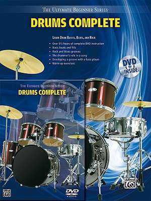 Drums Complete [With DVD] de Alfred Publishing