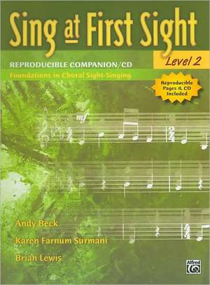 Sing at First Sight Reproducible Companion, Bk 2: Foundations in Choral Sight-Singing, Comb Bound Book & CD de Alfred Publishing