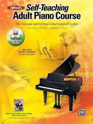 Alfred's Self-Teaching Adult Piano Course de Willard A. Palmer