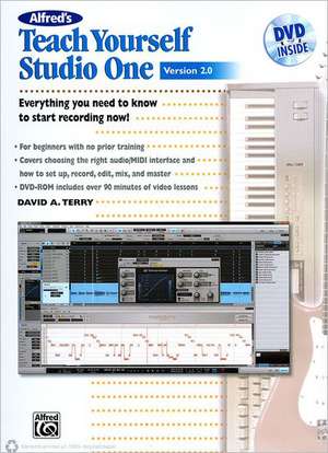 Alfred's Teach Yourself Studio One V. 2.0 de David Terry