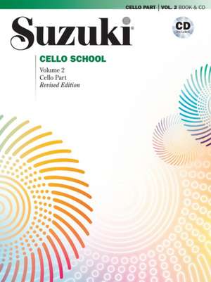 Suzuki Cello School, Vol 2: Cello Part, Book & CD de Tsuyoshi Tsutsumi