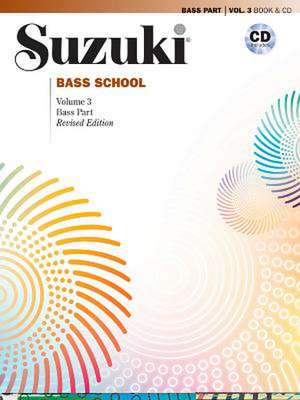 Suzuki Bass School, Vol 3: Bass Part, Book & CD de Shinichi Suzuki