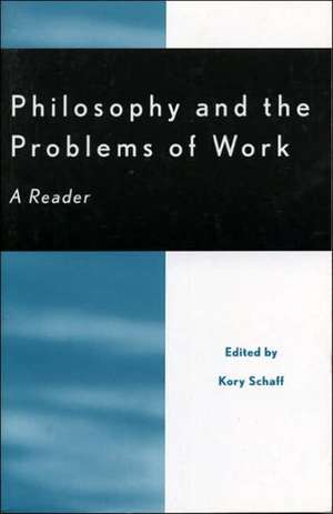 Philosophy and the Problems of Work