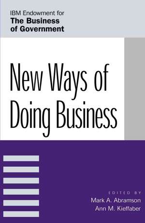 New Ways of Doing Business